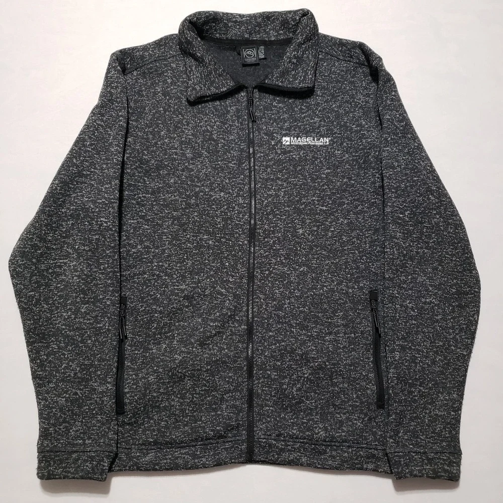 Stormtech Performance 1/4 Zip Fleece Pullover Sweater Mens XL Heather Gray